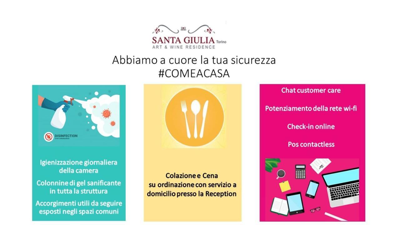Santa Giulia Hotel E Residence Torino Kültér fotó